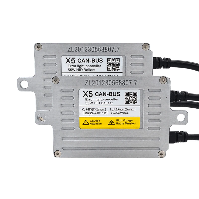HIDLT 12V AC 55W Original DLT X5 Error Free Canbus Xenon HID Ballast X5T Digital Electronic Slim Ballast For Kit Xenon H1 H7 H11 (1)