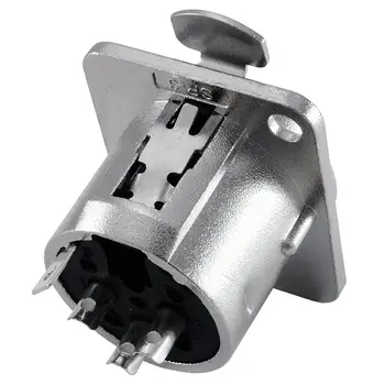 

New XLR Female Jack 3 Pin - Panel Mount Jacks D Series Size XLR-F - 4 PACK