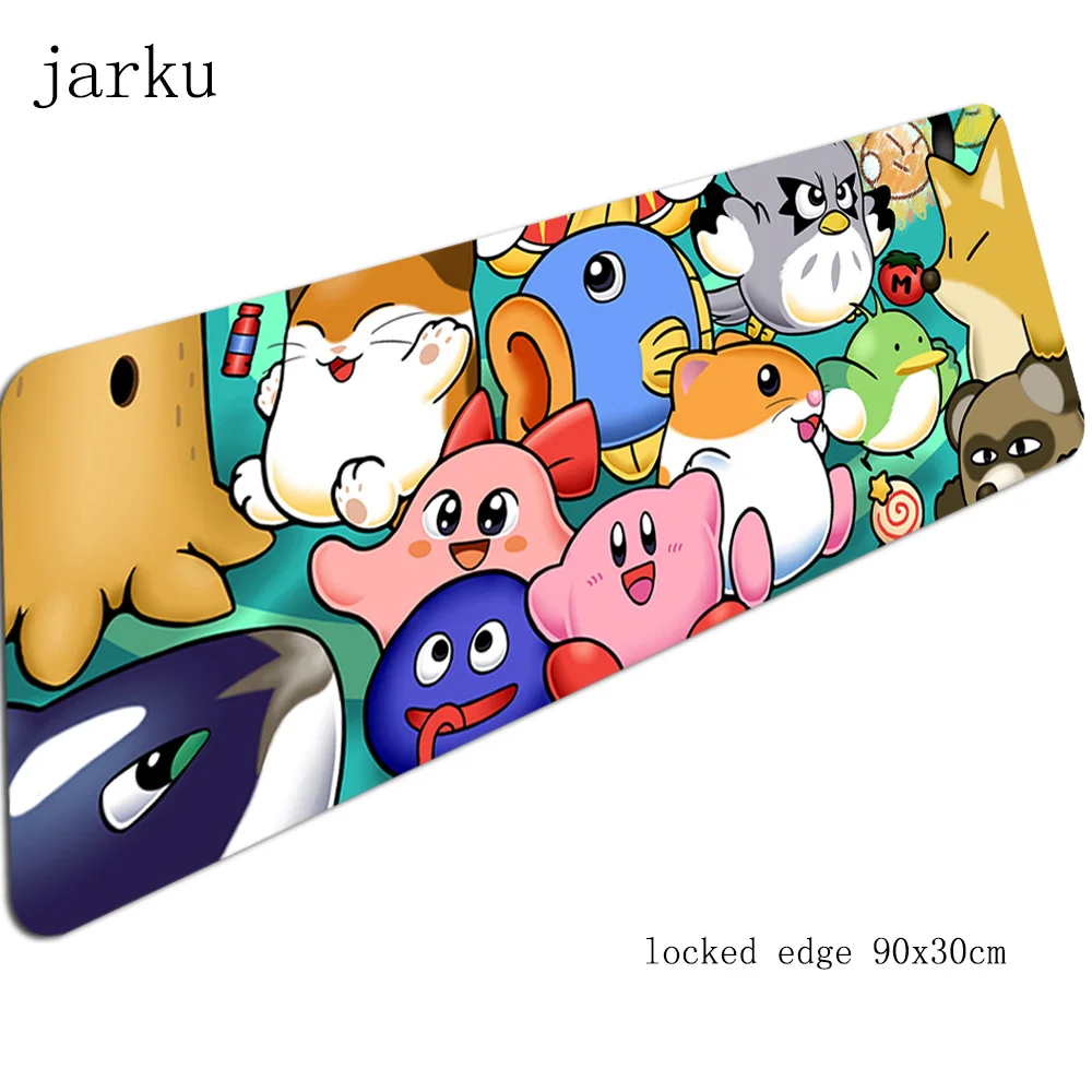 900x300x2 мм Kirby коврик для мыши игровой коврик для мыши подарок геймер коврики для мыши игровой компьютер padmouse гель для ноутбука игровой коврик - Цвет: Size 900x300x2mm