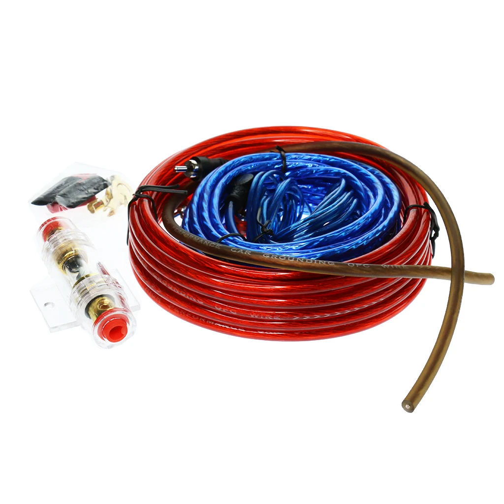 Car Dash Part Audio Subwoofer Amplifier AMP Wiring Kit With 60A Fuse Holder Brand New