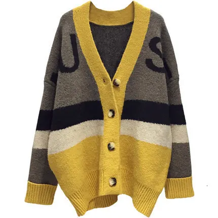 H.SA Women Long Sweater and Cardigans Vneck Single Breasted Knit Jacket and Sweater Ponchoes Korean Oversized Sweater Coat
