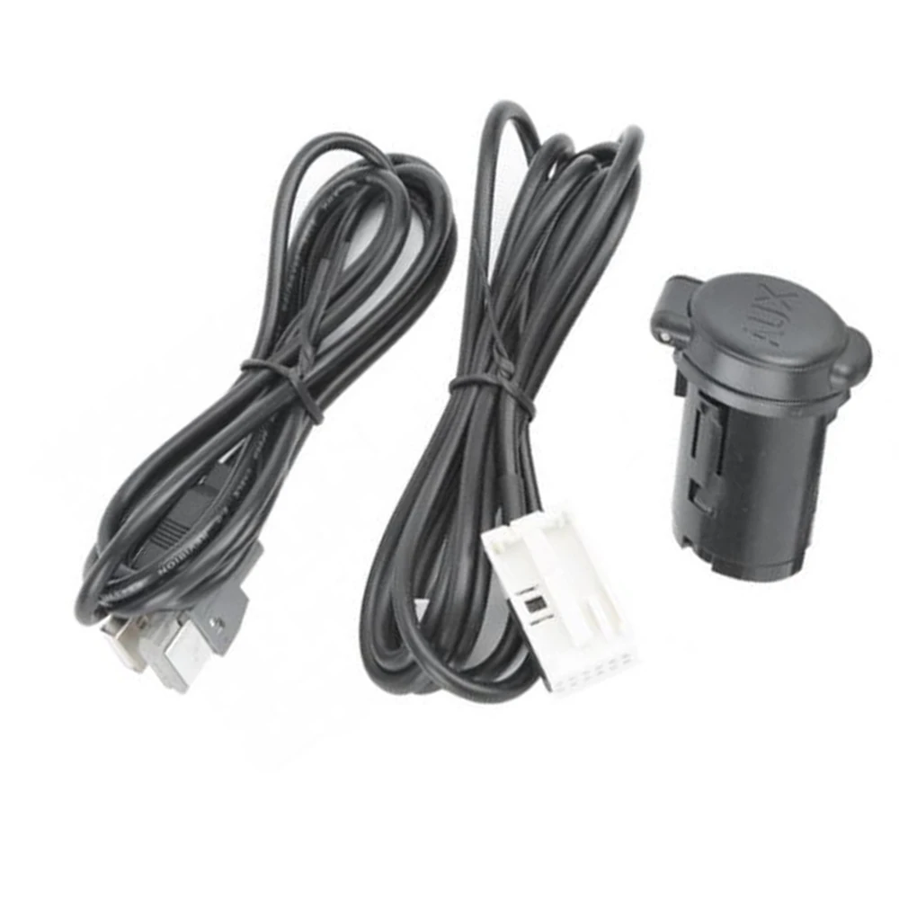 Biurlink стерео штекер USB AUX кабель набор для Peugeot 206 207 307 308 407 408 508 607 Citroen C3 C4 C5 C6 RD43