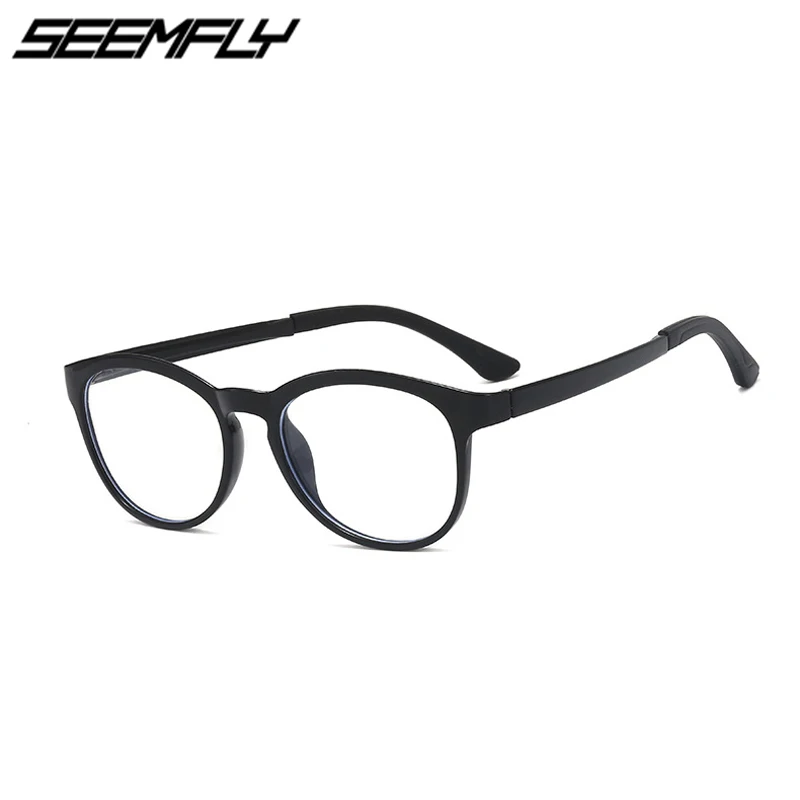 Seemfly новые детские анти-голубые легкие очки прозрачные зеркальные для мальчиков и девочек квадратные компьютерные очки Брендовая детская оправа для очков детская одежда для век