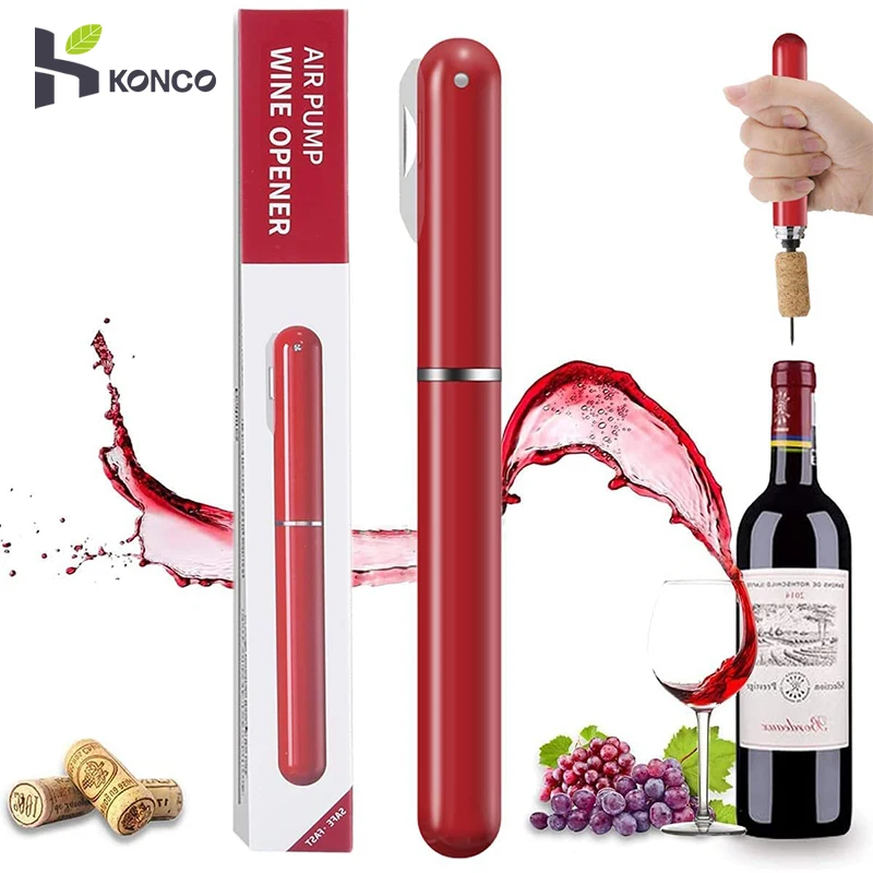 Ouvre-bouteille De Vin Avec Pompe À Air, En Acier Inoxydable, Extracteur De  Liège, Tire-bouchon Pneumatique, Accessoires De Bar, Nouveauté 2021 - Ouvre  - AliExpress