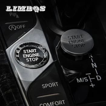 

Car start stop engine switch fit for BMW G20 2020 one button Ignition start close chrome keyless ignition control engine switch