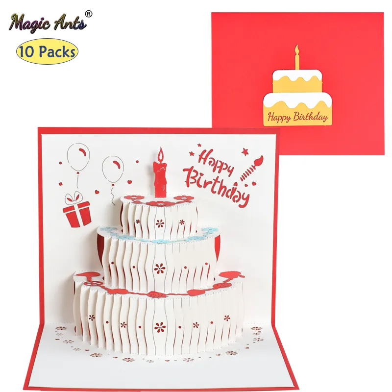 Details about   3D Pop Up Handmade Birthday Gift Cards Happy Birthday Greeting Cards 
