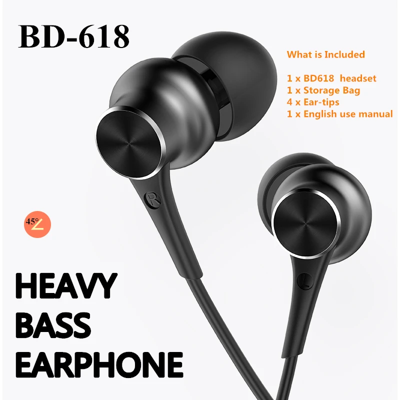 BINGDOW стерео наушники с микрофоном Xiaomi наушники проводное управление HiFi audifons для iPhone fone de ouvido auriculares