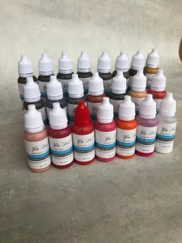 

22P Permanent Ink Makeup Micro Pigment Cosmetic Permanent Tattoo Ink Permanent Body Painting Beauty supplies,tattoo Art