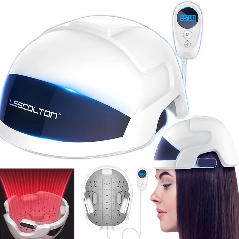 Hair Regrow LED Infrared Light Helmet Fast Growth Hair Cap Hair Loss Solution For Men Women LLLT La - 4000221456117