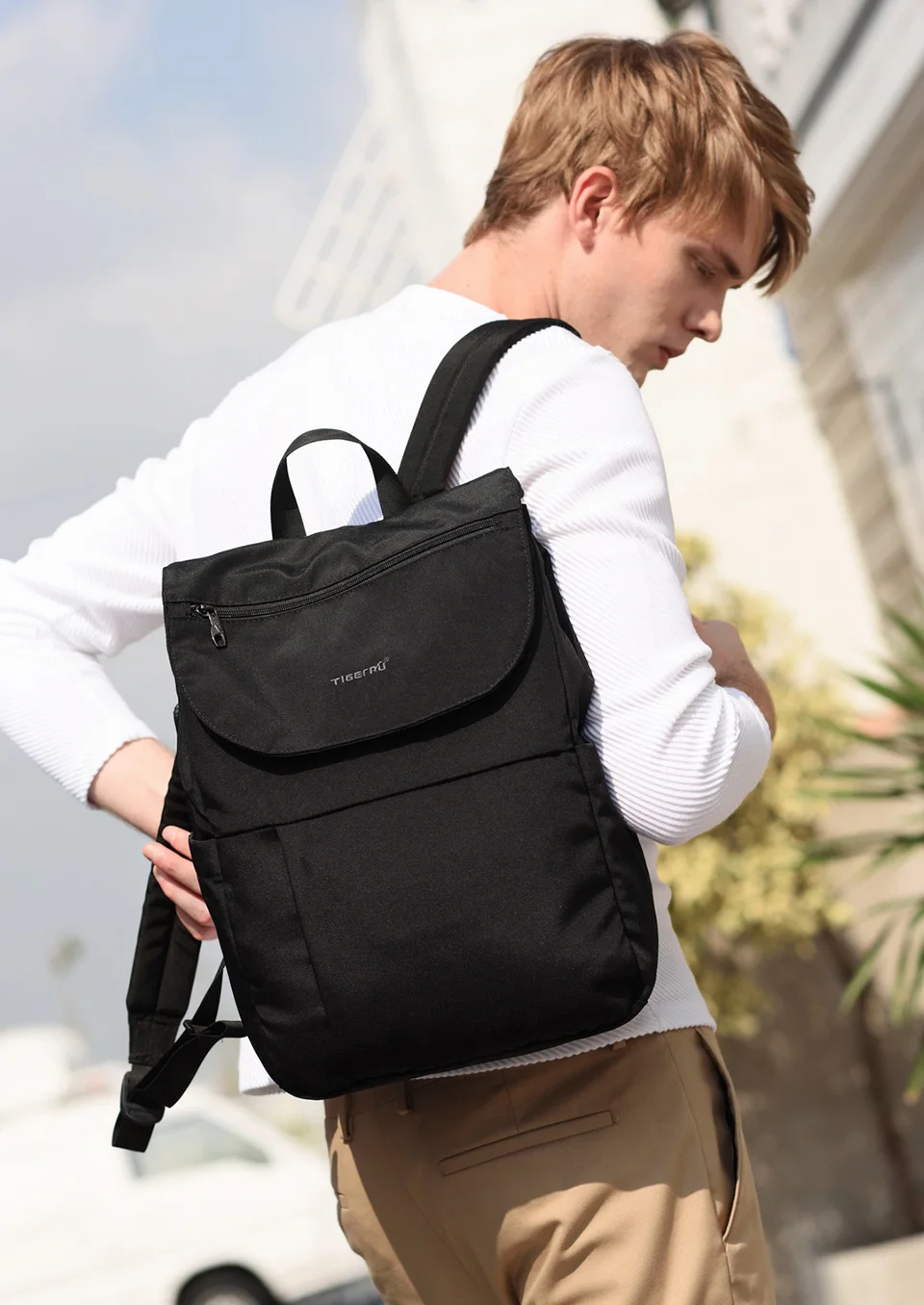 Tigernu New Fashion Рюкзак против обрастания Облегченный мужской женский рюкзак Школьные рюкзаки для подростков