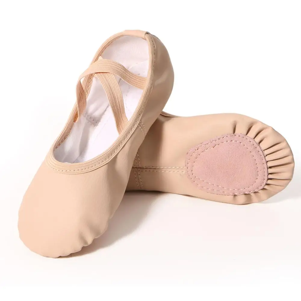 Ballet-Shoes Dance-Slippers Girls Professional Kids Children Toddler PU Soft-Sole