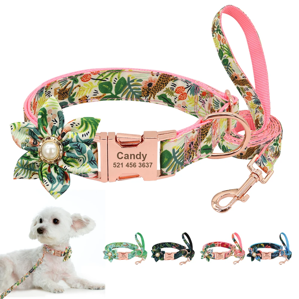 Dog Accessories Collar Custom Pet Puppy Collar Personalized Nylon