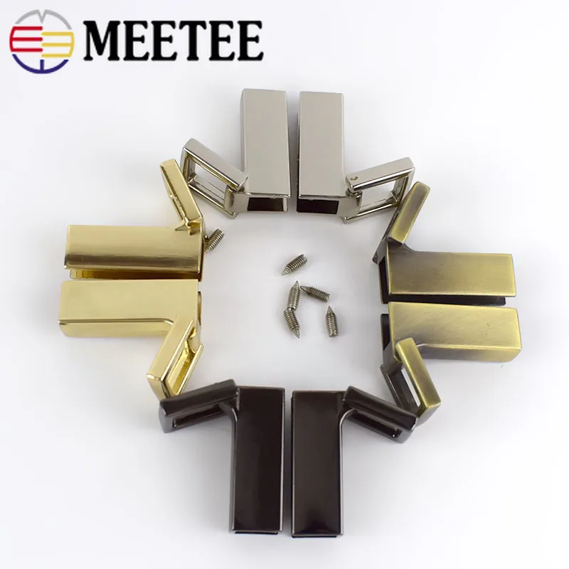 10/30 шт. Meetee металлический мешок пряжки модная сумка арочный мост с представляет наиболее продаваемые наборы винтовых вешалка крючок для сумки Ремни ремень DIY Изделия из кожи