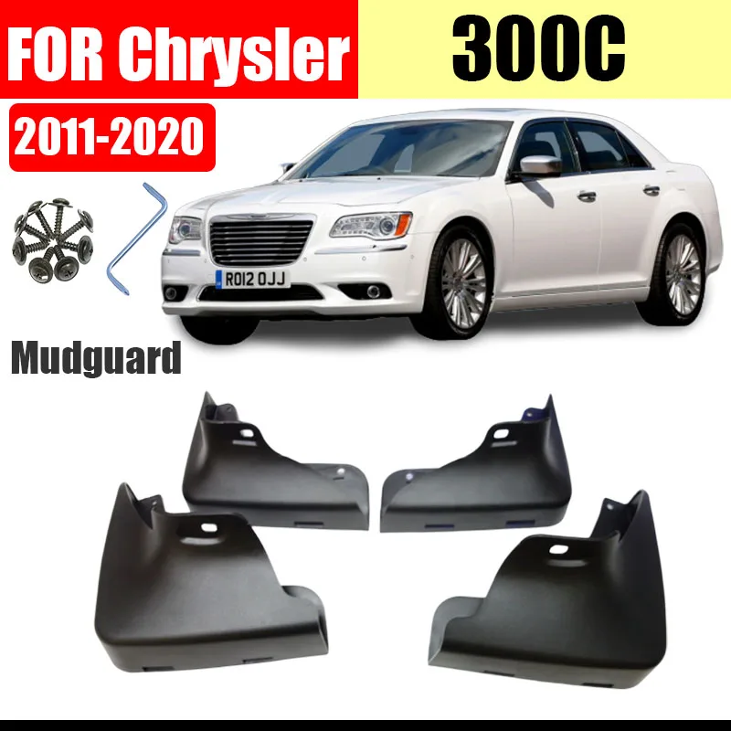

Mud flaps for Chrysler 300C Mudguards Fender Mud flap splash Guard Fenders Mudguard car accessories Front Rear 4pcs 2006-2012