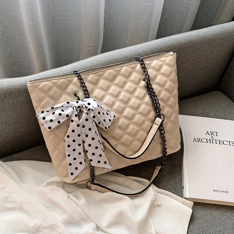 

2019 Autumn New Style Fashion Casual Large-Volume-Style Soft Surface Women's Tote Bag Shoulder Bag Shoulder Bag Big Bag