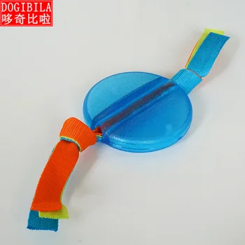 

Pet voice and bite resistant toy knot and ribbon rubber toy Labrador Alaska interactive golden fur toy