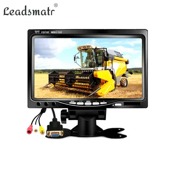 

Computer & TV Display 7" HD 1024X600 LCD With HDMI/VGA/Video/Audio Car Display Reversing Monitor For CCTV Security Surveillance
