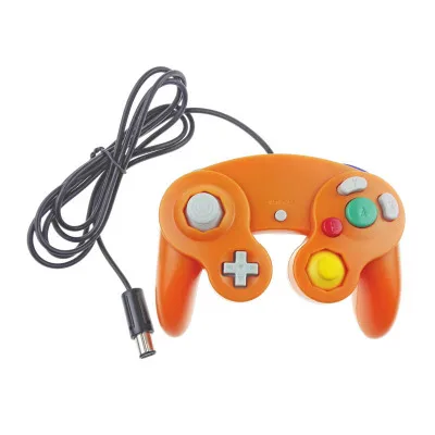 Оранжевый Проводной геймпад для nintendo NGC ABS одноточечная ручка игровой коврик USB контроллер для NGC/WII - Цвет: Оранжевый