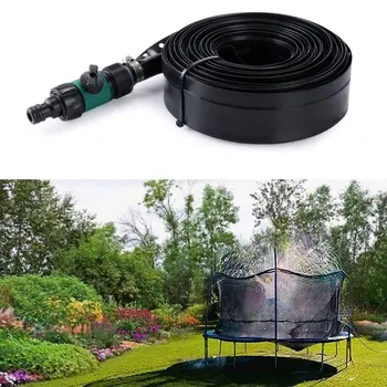 

Water Pipe Trampoline Home Children Indoor Trampoline Waterpark Sprinkler Best Outdoor Summer Toys For Kids Water spray gun