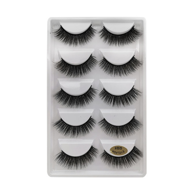 Eyelashes 2/10/30/50 Boxes 5 Pairs 3D Mink Lashes Bulk Natural False Eyelashes Soft makeup Eye Lashes cilios H13 G806