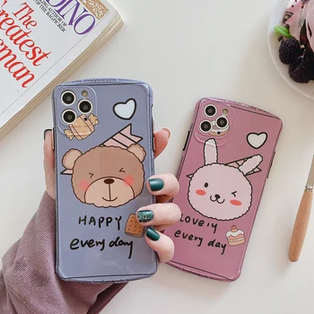

Luxury Camera Phone Case For Apple iPhone X XR XS 11 Pro Max 8 7 Plus Cover Case Cute Cartoon Soft Silicone i7 i8 Plus Full Case