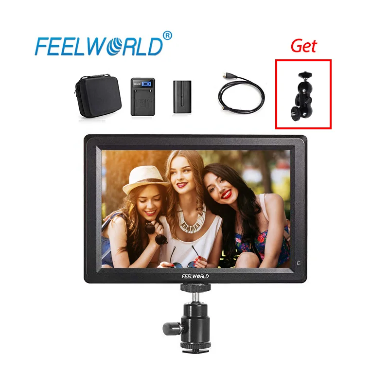 Feelworld F7 7 дюймов ips Full HD 1920x1200 4K HDMI zoom On-camera видео полевой монитор для Canon Nikon sony DSLR камеры видео