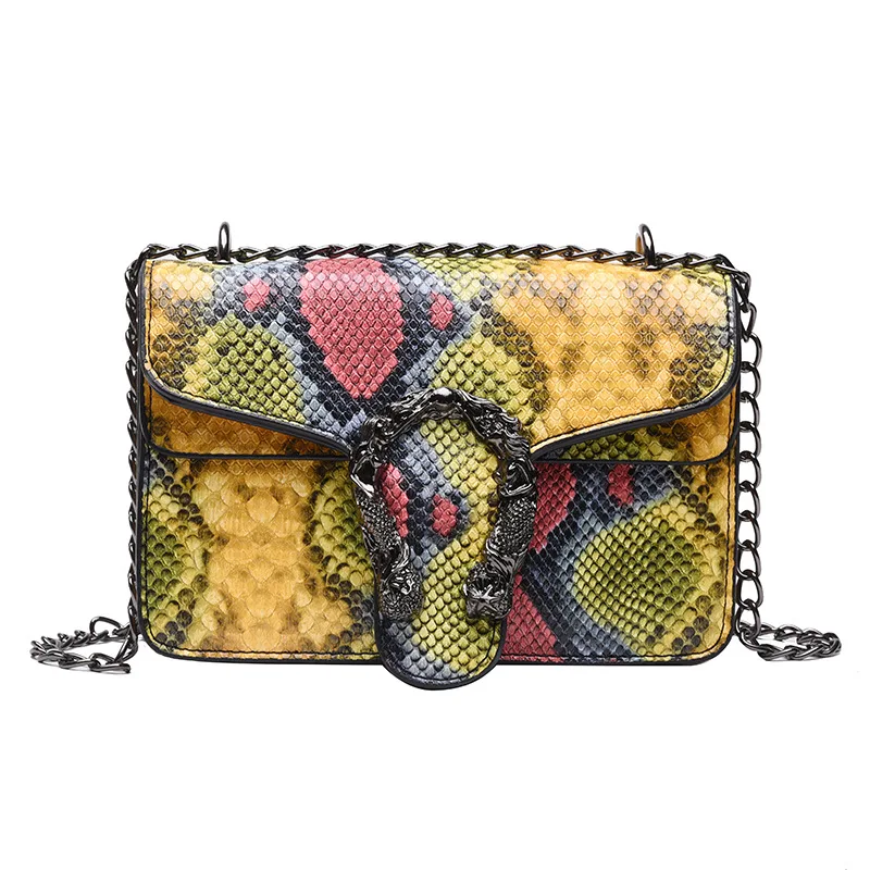 

Famous Brand Bags Women Shoulder Bag Snake Bag PU Leather Ladies Handbag Luxury Designer Bag Messenger Crossbody Bags For Women