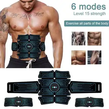 

Smart Abdominal Muscle Stimulator Trainer USB Connect Fitness Equipment Training Gear Muscles Electrostimulator Body Massage