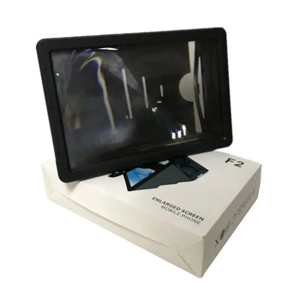 

3D Hd Movie Video Amplifier With Foldable Holder Stand Cellphone Screen Magnifier 3D Screen Eye Protection Bracket