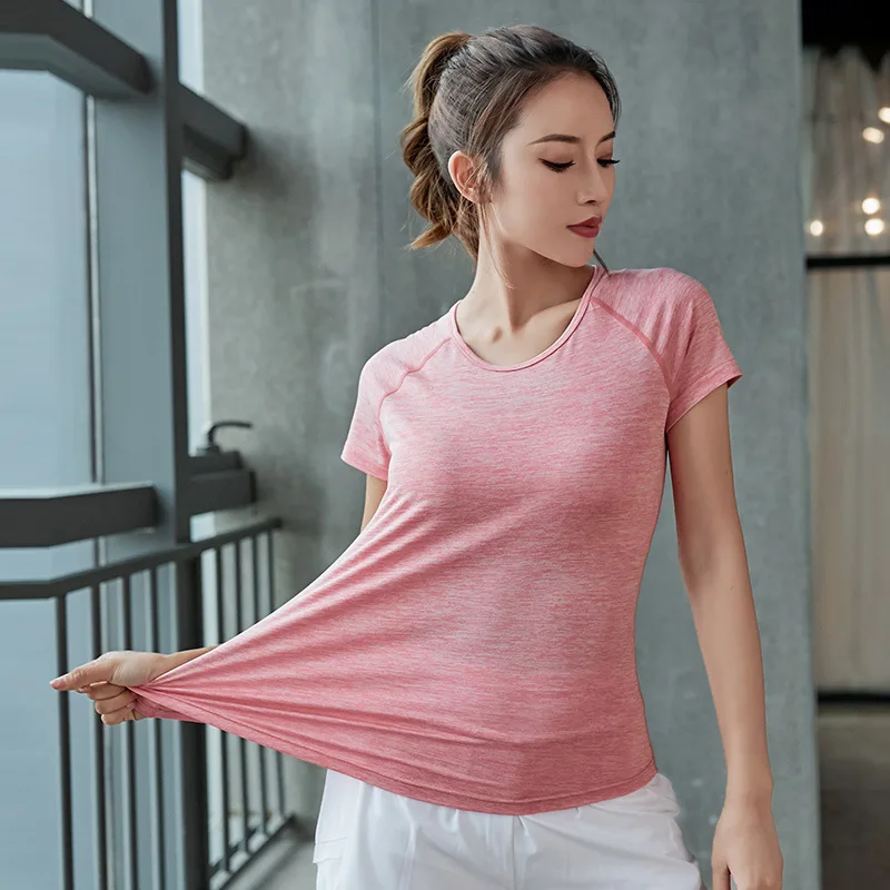 

Women'S Sports T-shirt Cotton Fashion Short-Sleeved Vest Running Fitness Training Clothing T-shirt