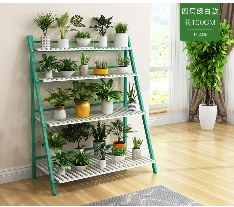 Indoor Landing Type Solid Wood Balcony Decorate A Living Room Green Iron Skill Hanging In The Meat Pot Of Luoduo Chlorophytum