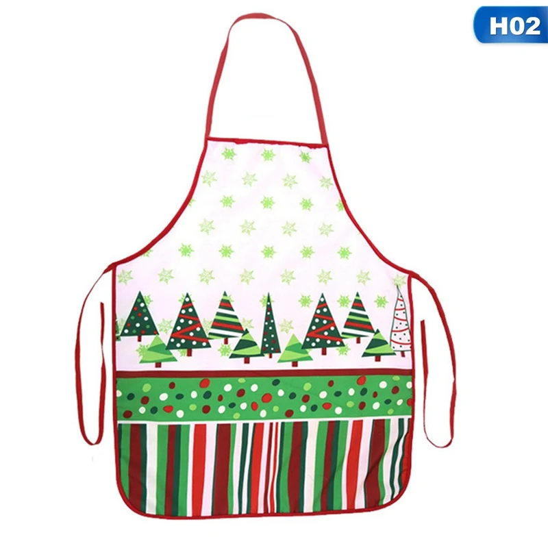 Christmas Kitchen Aprons For Woman Xmas Decoration Aprons For Adults Women Men Dinner Party Cooking Apron Baking Accessories