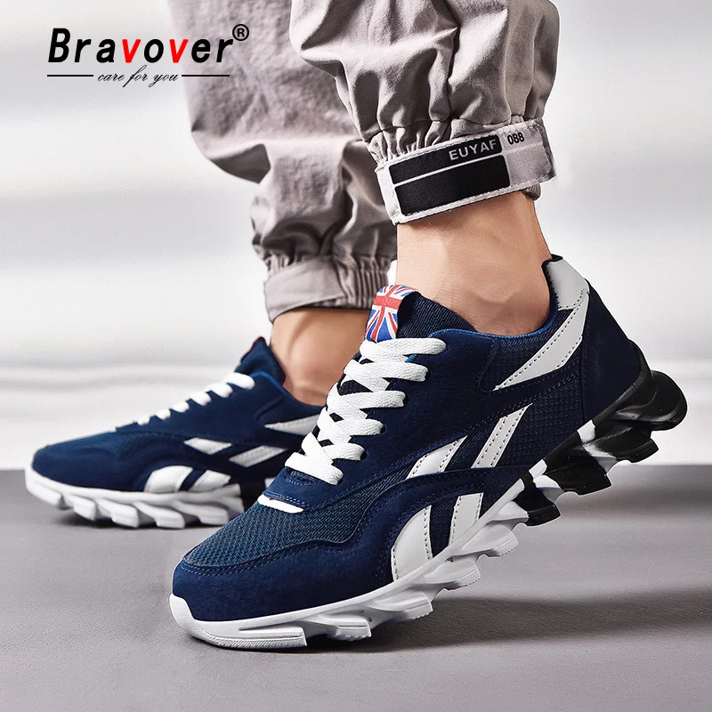 New Blade Men Running Shoes Outdoor Comfortable Jogging Walking Sports Shoes Non-slip Light Shock Absorber Breathable Sneakers