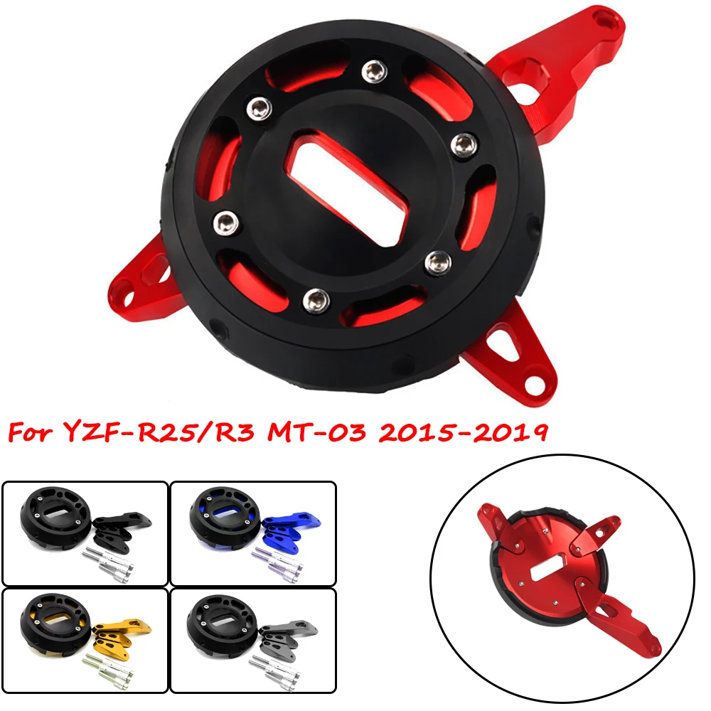 

Motor Engine Crash Guard Stator Cover Frame Slider Falling Protector For Yamaha YZF-R25 YZF-R3 YZF R3 R25 MT-03 MT03 2015-2019