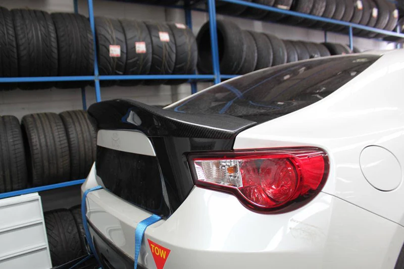 FRP крыло уплотнительная прокладка для BRZ FT86 GT86 FRS ноги Стиль углеродного/стекловолокна задний спойлер тела комплект настройки для FT86 гоночной части