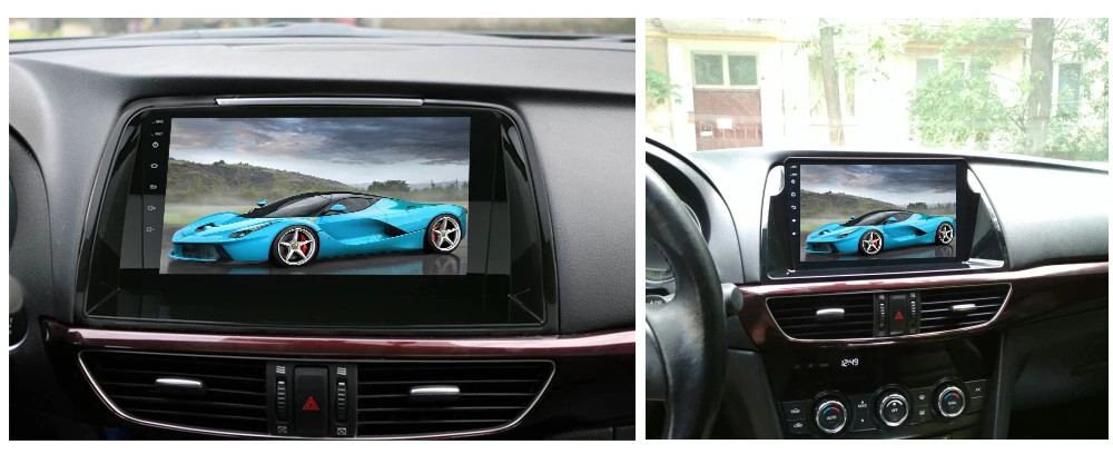 Clearance SINOSMART Support Native Parking System 1G/2G Car GPS Navigation Player for Mazda 6 Atenza/CX-5 32EQ DSP Processor 4G Optional 12