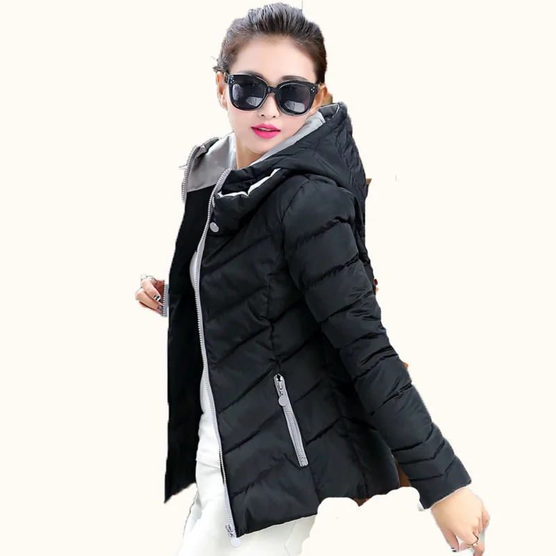 

Big size women Winter Jacket Clothing Fashion Casual Slim Thick Warm Coats Parkas With Hooded Long Overcoat female Clothes M-4XL