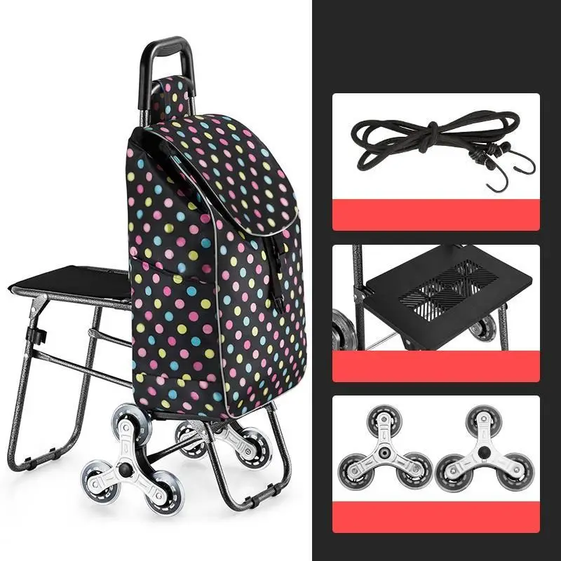Carello Carro Cocina Carrito Compra Carrello Cucina торговый стол Roulant Chariot De Courses Avec roulets Кухонная Тележка - Цвет: MODEL P