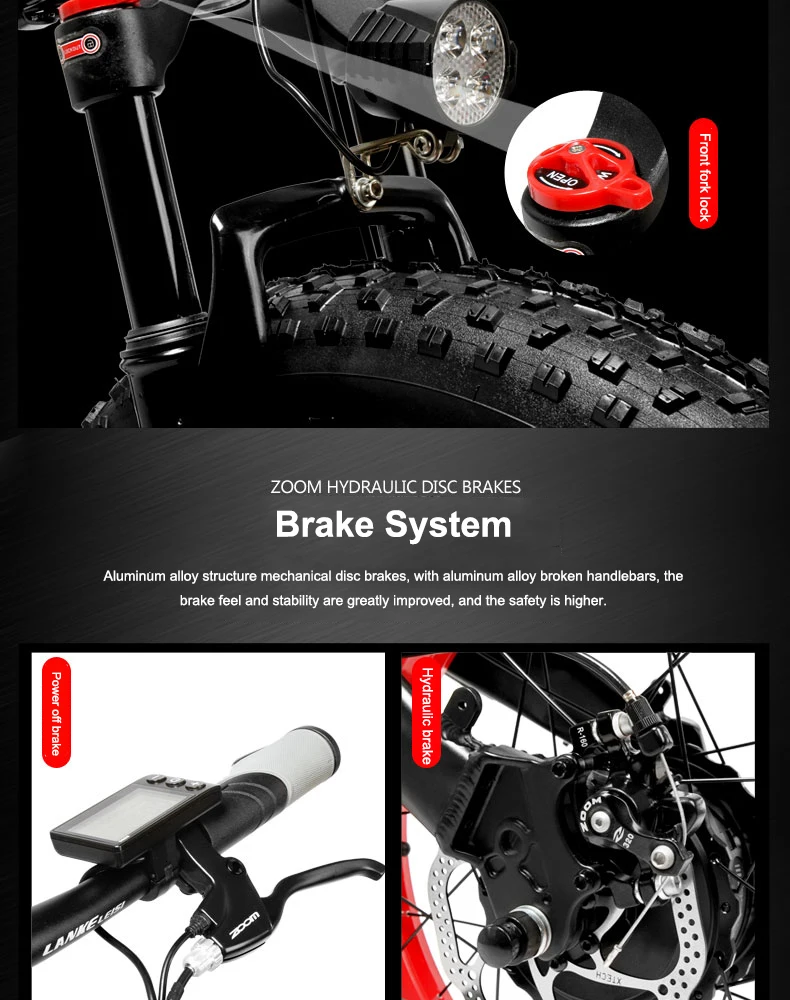 Daibot Electric Scooter Adults Two Wheels Electric Bicycle 20 Inch Big Tire 500W Electric E Bike Scooter With Double Brake  (20)