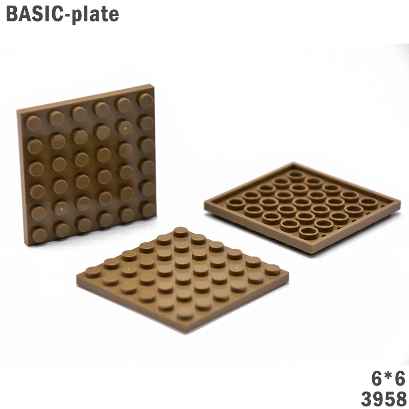 

5Pcs/lot MOC Basic Bricks Creative Base Plate 3958 6*6 Building Blocks Technic Creator Parts DIY Educational gifts Toys