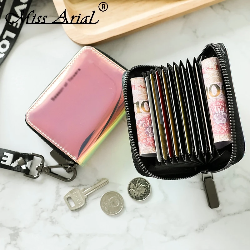 

women card holders compact purses wallets coin bag holder cards case cute multi-card wallet zipper coin purse cards organizer