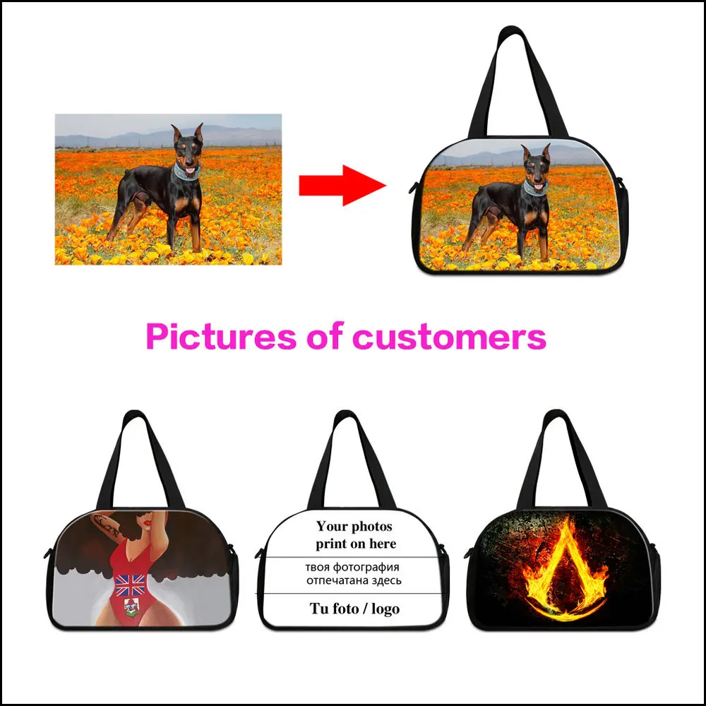 Dispalang Unicorn Travel Duffle Bags For Women DIY Image Canvas Hand Luggage  Weekend Bag With Shoes Pocket Custom Overnight Bag - AliExpress