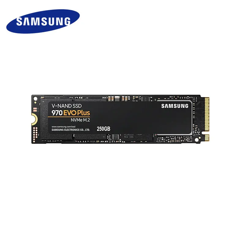 SAMSUNG SSD M.2 1 ТБ 500GB 250GB 970 EVO Plus NVMe Внутренний твердотельный жесткий диск M2 2280 TLC PCIe Gen 3