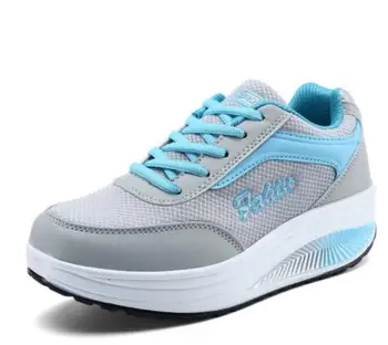 

Platform Sneakers For Women Mesh Swing Sports Shoes Lady Women's Running Shoes 2020 Woman Fitness Slimming Shoes Sport Shoes