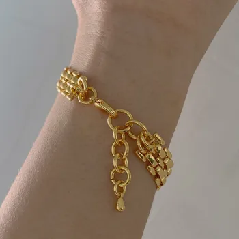 

Supply Jewelry Beauty Blogger Accessories Pure Copper 18k Gold Bracelet