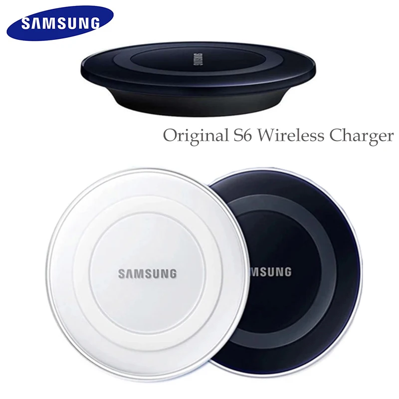 

Original Samsung QI Wireless Charger Adapter 5V/2A Charger Pad For Galaxy S7 S6 EDGE S8 S9 S10 Plus Note 4 5 for Iphone 8 XS XR