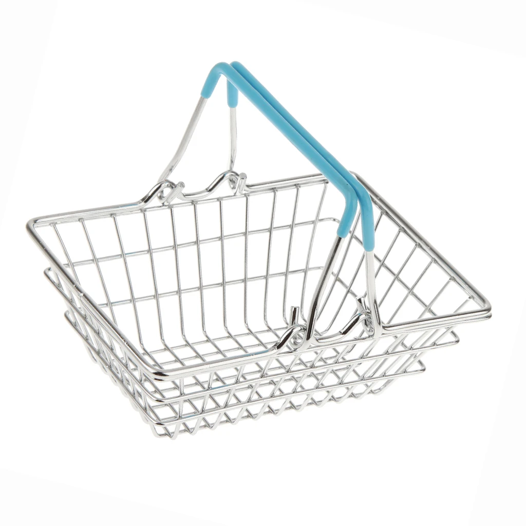 Grocery Basket - Gift for Girls and Boys Prtend Play Supermarket Grocery Store - for 3, 4, and 5 Year Olds Kids Toddlers