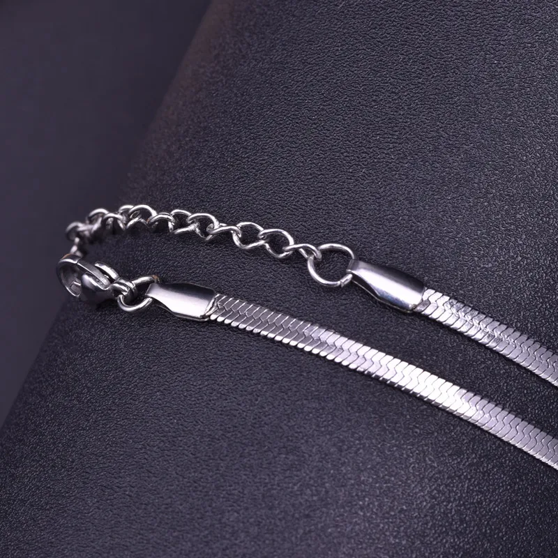 Gioielli In Acciaio Inossidabile 2.4mm/3mm/4mm/5mm/6mm Collana A Catena A Serpen - Foto 7