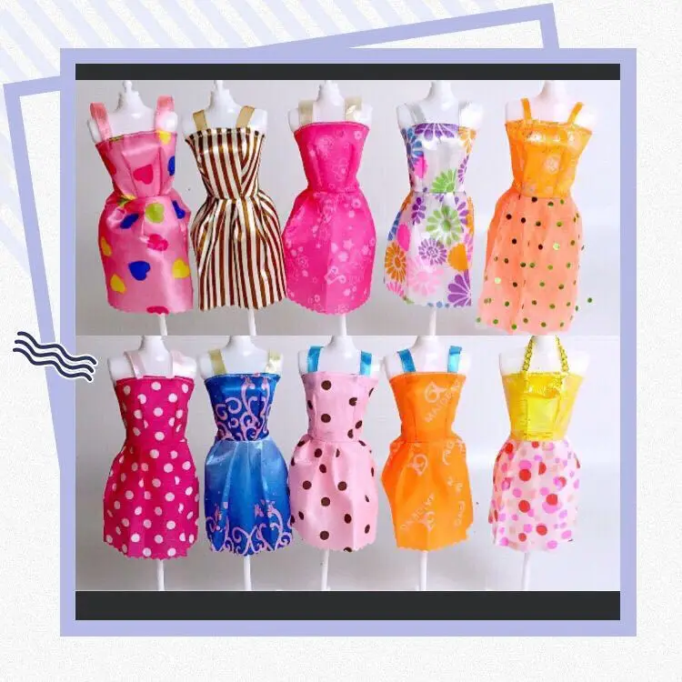 10 шт./компл. Кукла рождественские подарки аксессуары одевалки одежда комплект