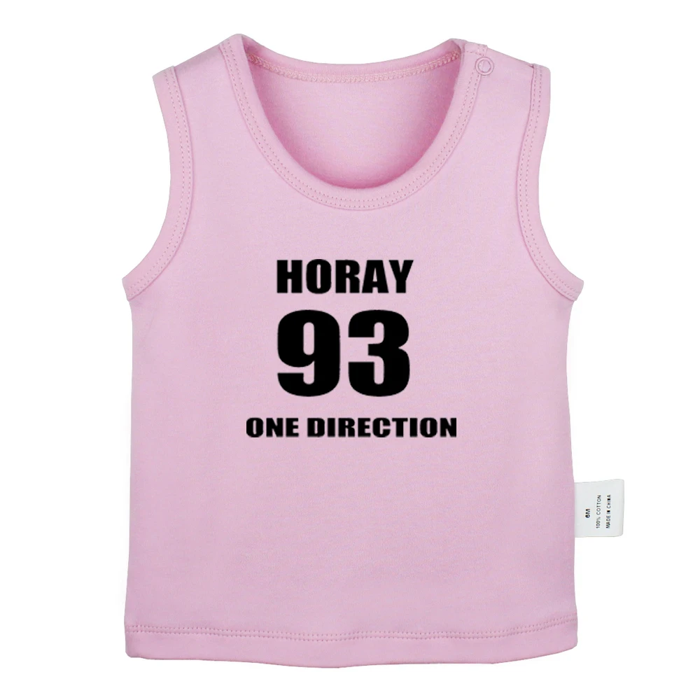 93 horay one direction signs rock band Микрофон гитара полка барабан Новорожденные Детские майки футболки жилет для малышей хлопковая одежда для новорожденных - Цвет: JcBabyYV159P